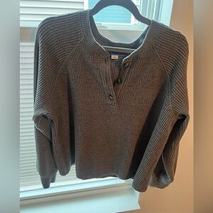 Old Navy Charcoal Knit Sweater